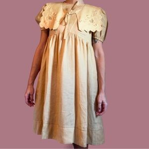 Unlogical Poem babydoll dress with collar